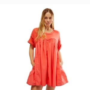 Free People Catalina Coral Mini Dress